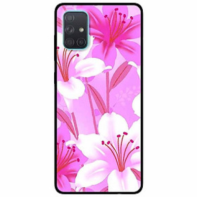 Ốp lưng dành cho Samsung A51 mẫu Hoa Ly Hồng
