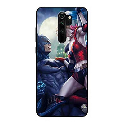 Ốp Lưng in cho Xiaomi Redmi Note 8 Pro Mẫu Nền Người Dơi 1 - Hàng Chính Hãng