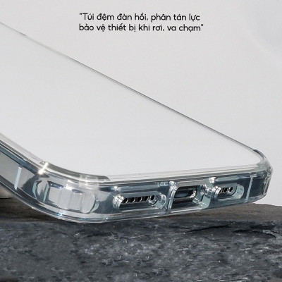 Ốp lưng giảm sốc chống va đập chống ố vàng cho  iPhone 15 Pro Max / 15 Pro / 15 Plus / iP 15 hiệu X-level ICE Crystal trang bị đệm khí ẩn bốn góc, Mặt lưng PC chống ố vàng - Hàng nhập khẩu