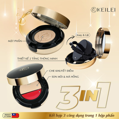 Phấn nước đa năng 3 trong 1 KEILEI - 3 in 1 Radiance Cushion KEILEI