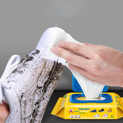 Giấy lau giày bịch 30 tờ , vệ sinh giày thể thao , các loại da , siêu sạch , tiện lợi nhỏ gọn dễ dàng mang theo mọi nơi 