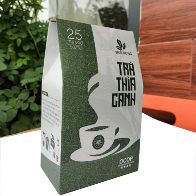 Combo 07 hộp Trà Thìa canh Thái Hưng 25 túi lọc x 5g - Khắc tinh của bệnh tiểu đường