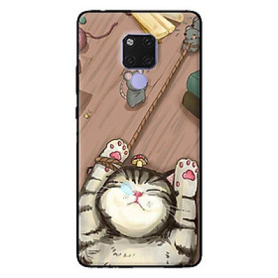 Ốp in cho Huawei Mate 20 Mèo Khóc - Hàng chính hãng