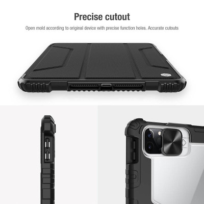 bao da Nillkin cho ipad Pro 12.9, Air 4 / Air5 / 11 Pro, ipad Gen 7/8/9, ipad gen 10 10.9 có nắp bảo vệ camera - Hàng chính hãng