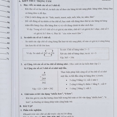 Combo Sách - Bài tập tuần Toán 3 tập 1 + 2