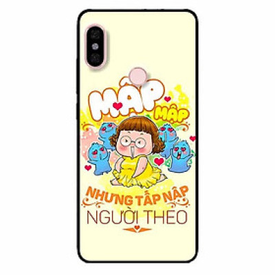 Ốp lưng in cho Xiaomi Redmi Note 6 Pro Mẫu Mập Tấp Người Theo Nữ