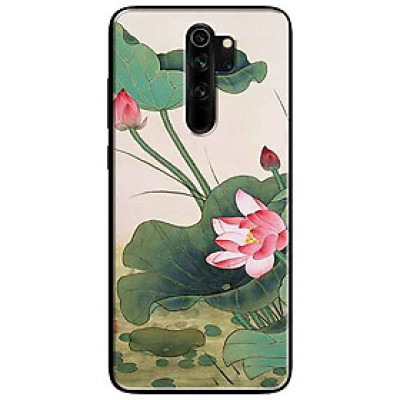 Ốp lưng in cho Xiaomi Redmi Note 8 Pro Mẫu Sen Vươn Lên