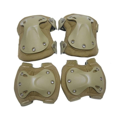 Đệm_giáp bảo vệ khuỷ tay_đầu gối airsoft_súng sơn_chiến thuật