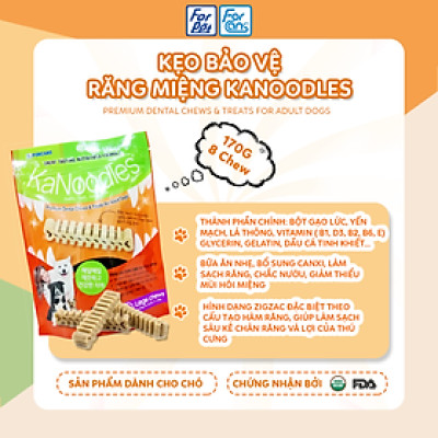 Kẹo Bảo Vệ Răng Miệng Cho Thú Cưng Kanoodles Forcans Size L
