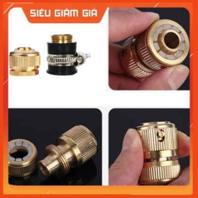 Bộ dây vòi xịt nước rửa xe, tưới cây . tăng áp 3 lần, loại 20m 206587 đầu đồng,cút đồng+tặng mở chai