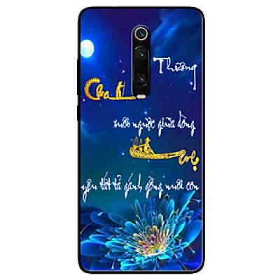 Ốp lưng in cho K20, K20 Pro, Mi 9T Mẫu Thư Pháp Cha Mẹ