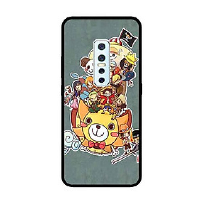 Ốp Lưng in cho Vivo V17 Pro Mẫu Hải Tặc Mũ Rơm Nền Xanh - Hàng Chính Hãng