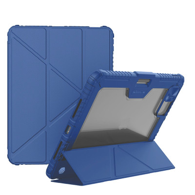 Bao da cho iPad Pro 11 inch M4 2024 / iPad Pro 13 inch M4 2024 Nillkin Bumper Leather Case Pro (Có khe cắm bút) - Hàng chính hãng