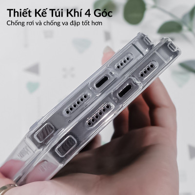Ốp lưng chống sốc cho iPhone 16/ 16 Plus/ 16 Pro/ 16 Pro Max hiệu Likgus Crashproof - Thiết kế trong suốt, chống ố, giúp chống chịu mọi va đập - hàng nhập khẩu
