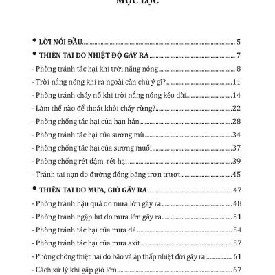 Phòng Chống Thiên Tai Và Dịch Bệnh - Vietnambook