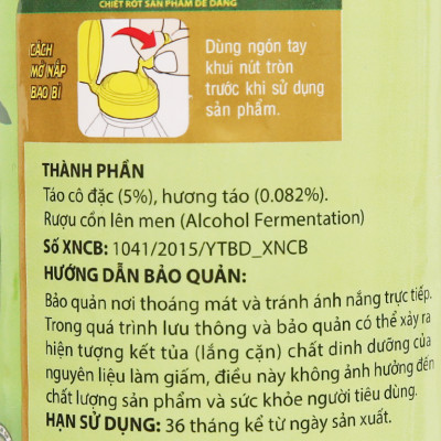 Giấm táo Ottogi 450ml