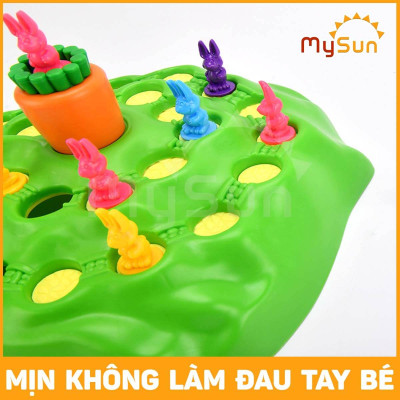 Bộ đồ trò chơi cờ cá ngựa Rùa và Thỏ phát triển trí tuệ tthông minh cho bé 3 4 5 6 tuổi.