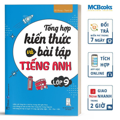 Sách - Tổng Hợp Kiến Thức Và Bài Tập Tiếng Anh Lớp 9 - MCBooks