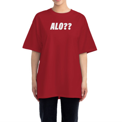 Áo Thun Nữ 100% Cotton In Chữ ALO Form Rộng Oversize Tay Lỡ