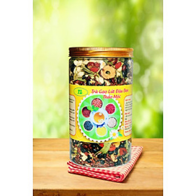 Trà gạo lứt đậu đen - (Thanh nhiệt, mát gan, lợi sữa, an thần và ngủ ngon ) - 500gr