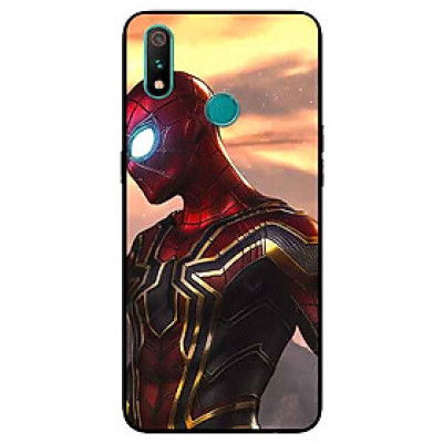 Ốp Lưng in cho Realme 3 Pro Mẫu Người Nhện Mắt Sáng - Hàng Chính Hãng
