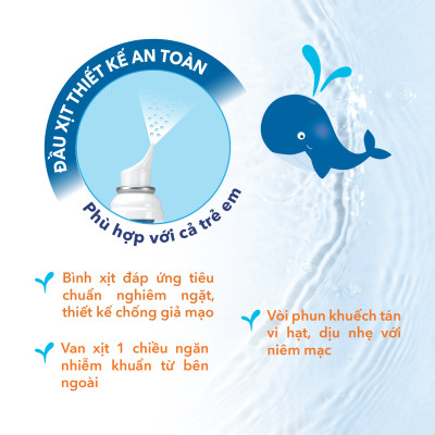 COMBO 2 CHAI XỊT MŨI MARIMER DAILY NASAL HYGIENE – VỆ SINH MŨI HÀNG NGÀY CHO NGƯỜI LỚN