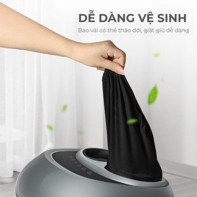 Máy Massage Chân VISPO VP-C21G - Máy Massage Lòng Bàn Chân, Mu Bàn Chân Công Nghê Hiện Đại, Xoa Bóp, Trườm Ấm Thư Giãn, giải tỏa Căng Thằng Mệt Mỏi