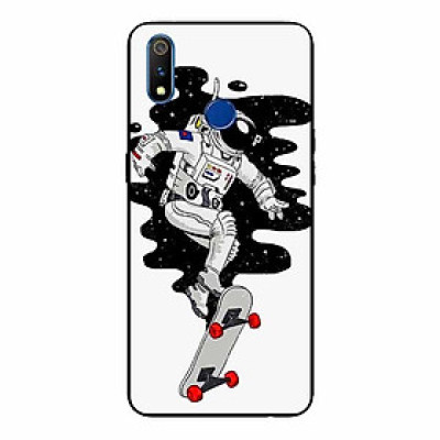 Ốp lưng in cho Realme 3 Pro Phi Hành Gia Lướt Ván