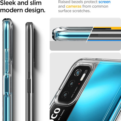 Ốp lưng silicon dẻo cho Redmi Note 10 5G / Note 10T 5G / Poco M3 Pro hiệu Ultra Thin mỏng 0.6mm độ trong tuyệt đối chống trầy xước (trong suốt) - Hàng nhập khẩu
