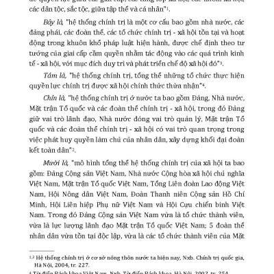 Những Đặc Trưng Cơ Bản Của Bộ Máy Quản Lý Đất Nước Và Hệ Thống Chính Trị Nước Ta Trước Thời Kỳ Đổi Mới