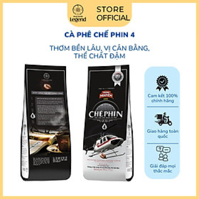 Cà Phê Trung Nguyên Legend Chế Phin 4 – Gói 500g – Vị Đậm, Thơm Lâu
