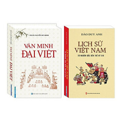 Sách - Văn Minh Đại Việt - Bìa Cứng + Lịch Sử Việt Nam - Bìa Mềm - Minh Thắng