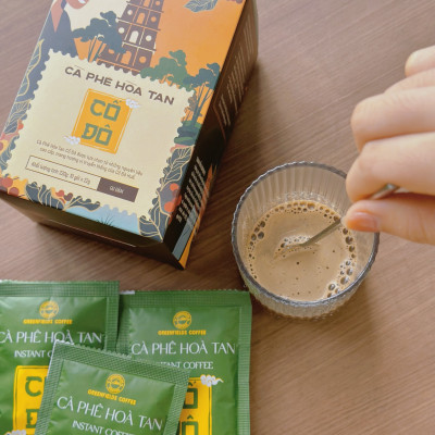 Cà phê hoà tan Cố Đô gu thơm 3in1 (hộp 10 gói x 22g)