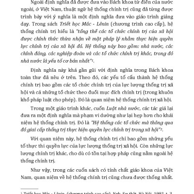 Những Đặc Trưng Cơ Bản Của Bộ Máy Quản Lý Đất Nước Và Hệ Thống Chính Trị Nước Ta Trước Thời Kỳ Đổi Mới