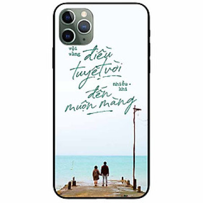 Ốp lưng in cho Iphone 11 Pro Max Mẫu Điều Tuyệt Vời