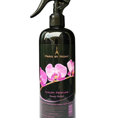Combo 3 chai Nước hoa xịt phòng tinh dầu cao cấp Paris by Night 500ml - thơm lâu, khử mùi phòng