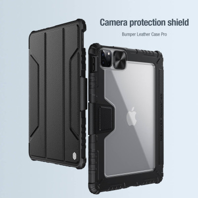 Bao da dành cho iPad iPro 11 inch (2020) hàng chính hãng Nillkin Bumper Leather có nắp bảo vệ camera