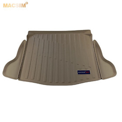 Thảm lót cốp xe ô tô Toyota Cross nhãn hiệu Macsim chất liệu TPV cao cấp màu be