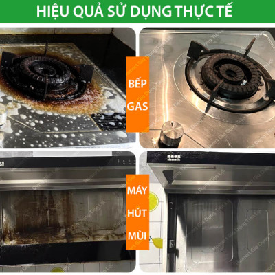 Nước Tẩy Dầu Mỡ Nhà Bếp Dạng Xịt Đa Năng Super Clean 6in1 500ml Hàng Nội Địa Chất Lượng Cao