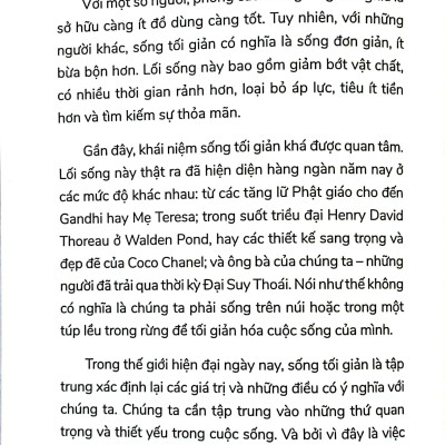 Phong Cách Sống Tối Giản (Tái Bản 2024)