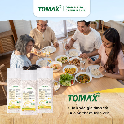Gạo Đặc Sản ST25 TOMAX (1kg) thượng hạng, dẻo thơm