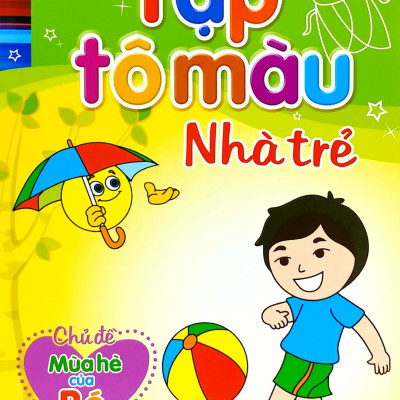 Bộ Sách Tô Màu Nhà Trẻ (Túi 8 Cuốn) (Tái Bản 2023)