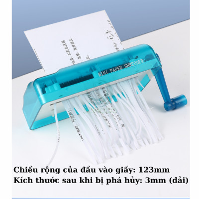 Máy cắt giấy văn phòng, máy hủy tài liệu, máy hủy hợp đồng. Dụng cụ cắt nhỏ giấy A4 cầm tay. Máy tạo giấy rơm, giấy vụn, giấy gói quà