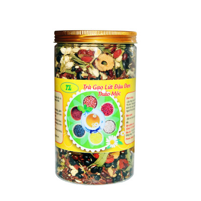 Trà gạo lứt đậu đen - (Thanh nhiệt, mát gan, lợi sữa, an thần và ngủ ngon ) - 500gr