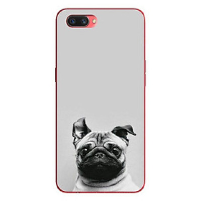 Ốp lưng in cho Oppo Realme C1 mẫu Pulldog Nghiêm Túc - Hàng chính hãng