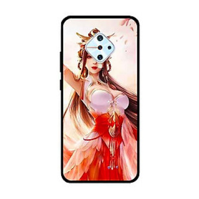 Ốp Lưng in cho Vivo S1 Pro/ Vivo V17 Mẫu Cô Nền Anh Đào - Hàng Chính Hãng