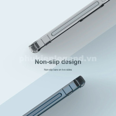 Ốp Lưng cho iPhone 16 Pro Max trong suốt chống sốc chống ố hiệu Nillkin Nature TPU Pro - Hàng chính hãng