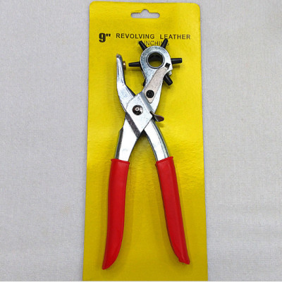 Dụng Cụ Bấm Lỗ Dây Nịt 6 Đầu Bấm - Hàng Chính Hãng
