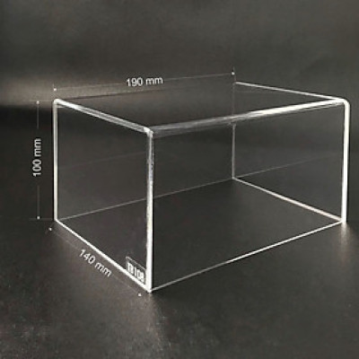 Hộp mica không nắp Enter TB108 190x140x100mm mica dày 3mm, Khay chia ngăn kéo hộc tủ, Khay nhựa đựng đồ dùng