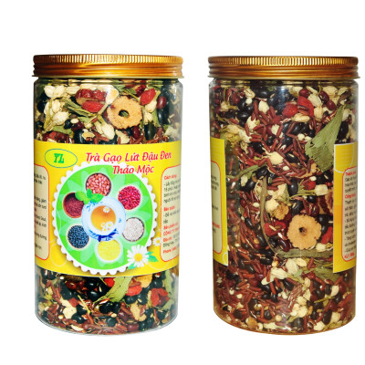 Trà gạo lứt đậu đen - (Thanh nhiệt, mát gan, lợi sữa, an thần và ngủ ngon ) - 500gr